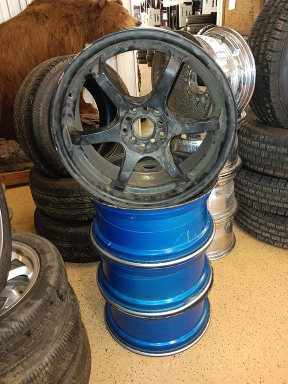 18" Universal 5 Lug Rims Set of 4