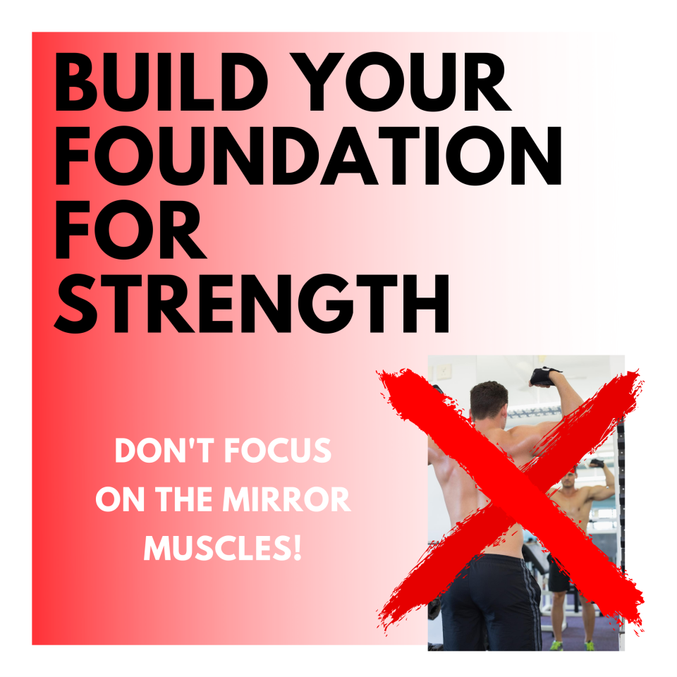 Don&#39;t focus on the mirror muscles!