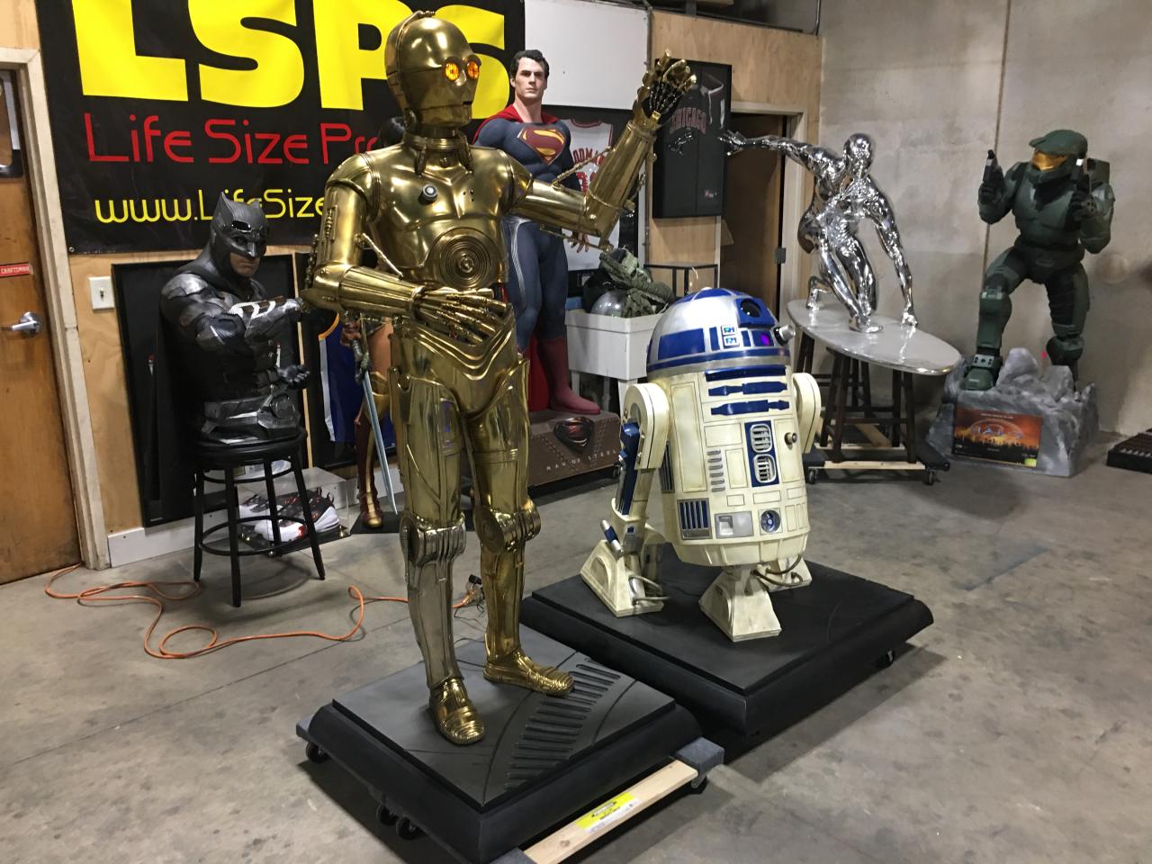 Life Size Side Show Version 1 Star Wars R2D2 and C3P0