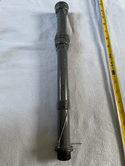 Lycoming O 320-D2J 8 Quart Oil Dip Stick and Tube Assembly. As Removed.