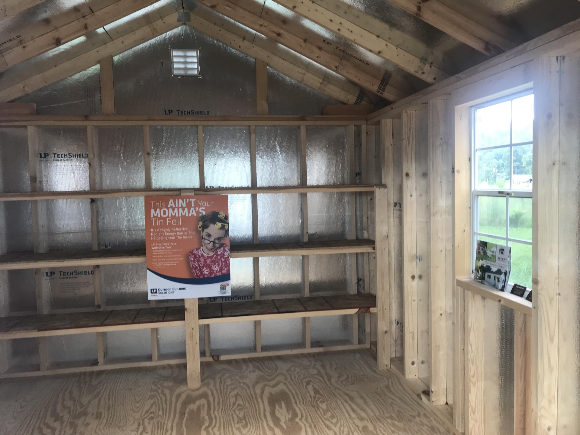 Vinyl 10x12 Utility Shed