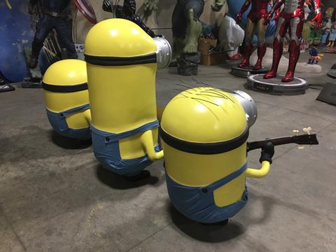 Despicable Me Minions Movie Theater Display