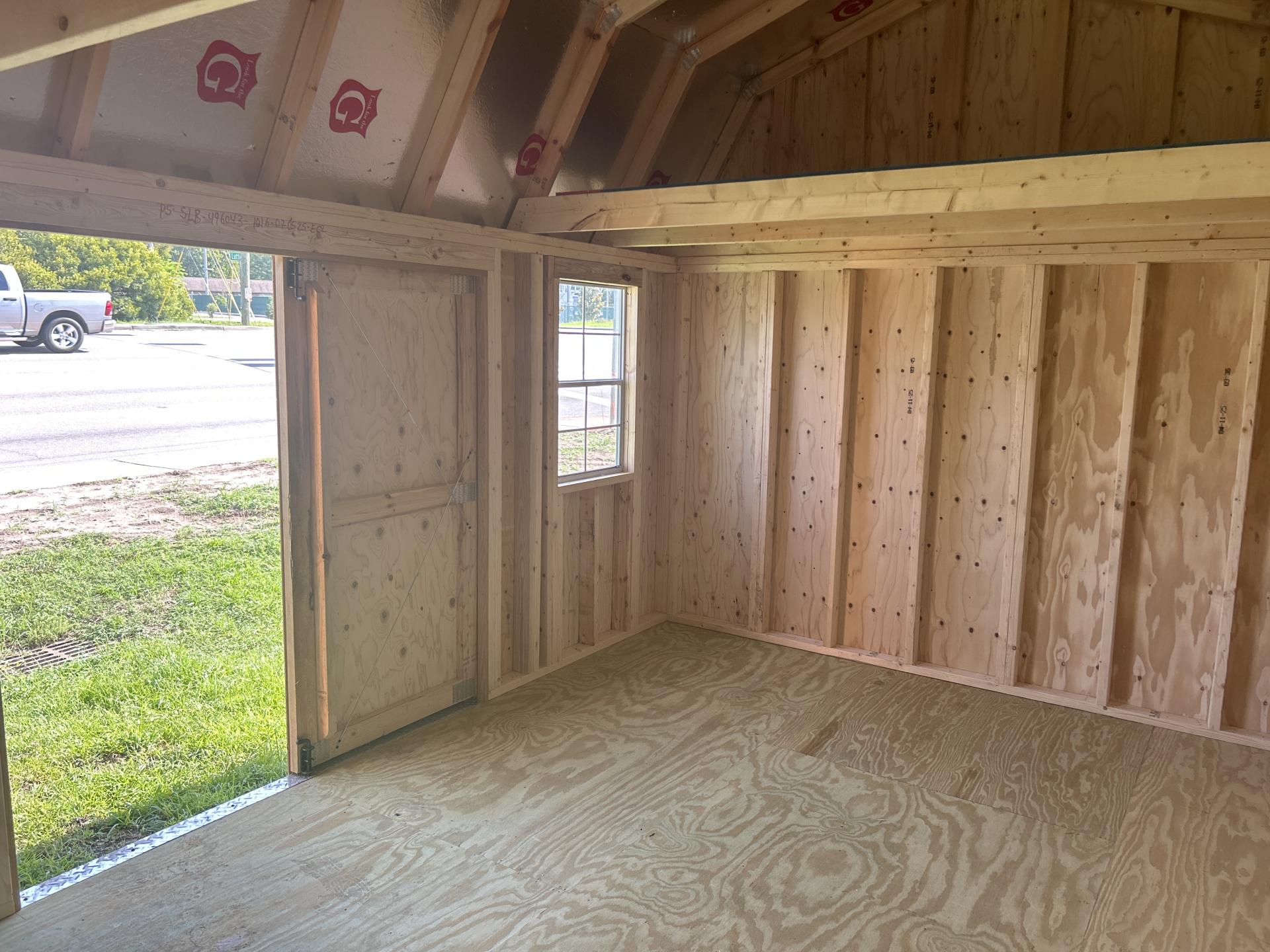 10x16 SIDE LOFTED BARN