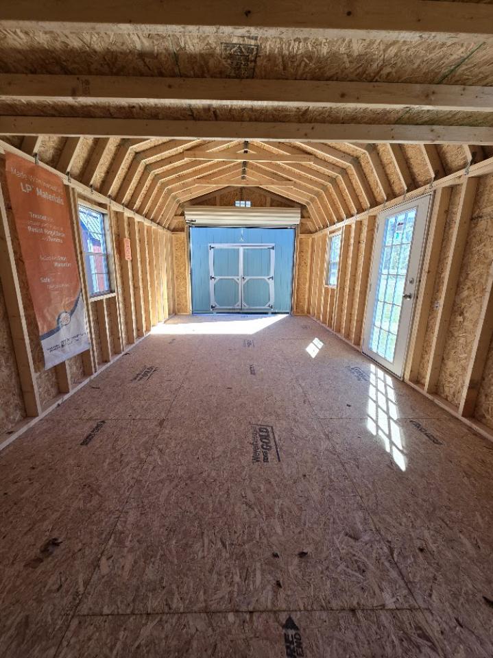 $1,032 OFF this 12x24 Lofted Barn Garage - ONLY $9,291 + tax OR $367 Down and $367/ Month Rent to Own! EVERYONE APPROVED!