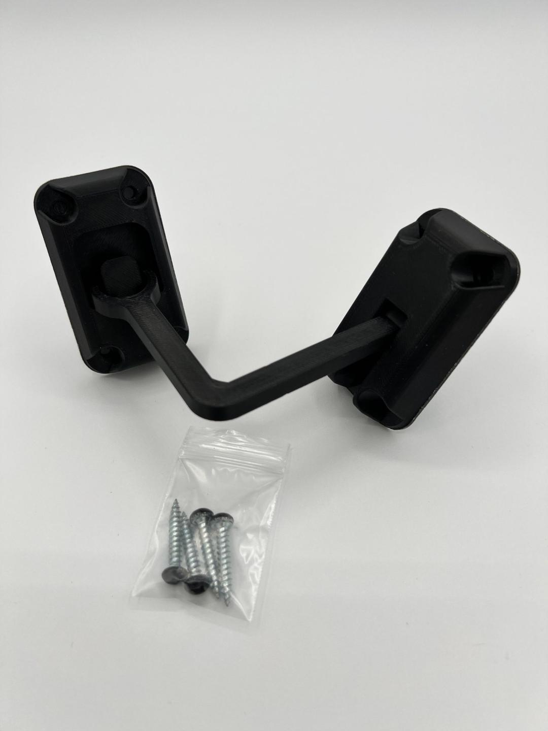 Ring Latch 90 Degree Black