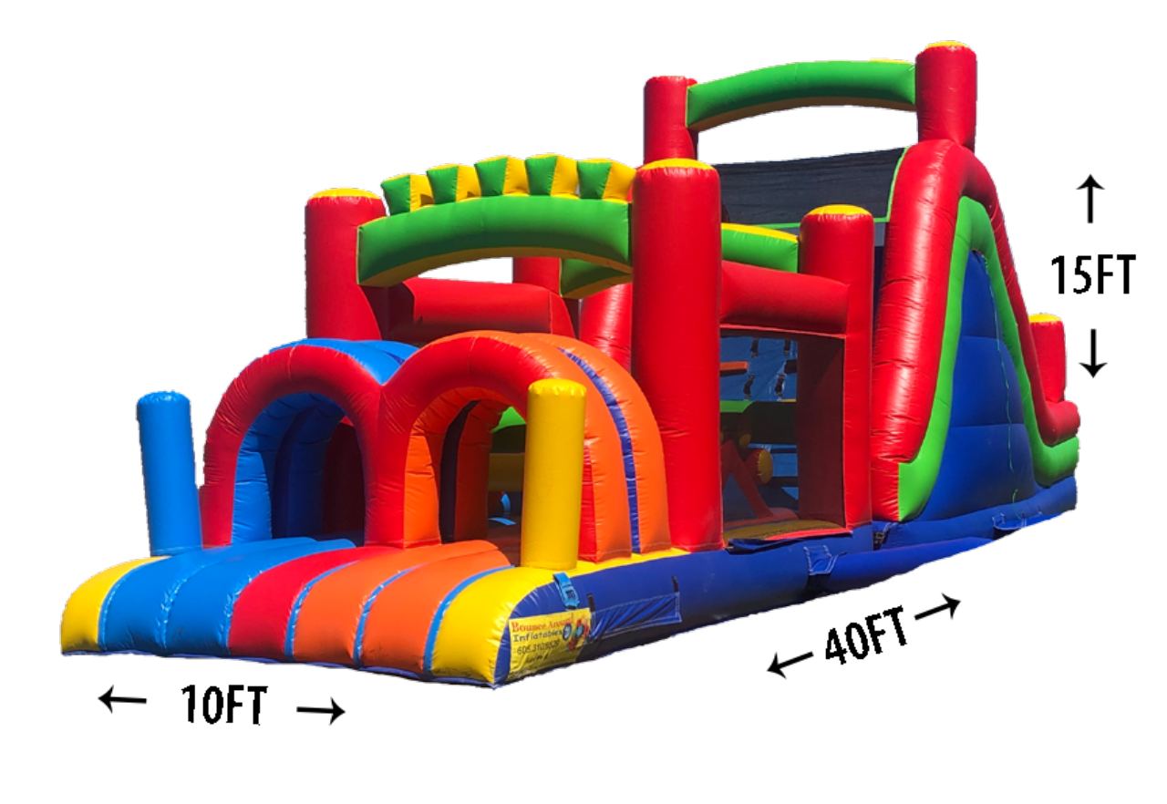 Rainbow Rush Obstacle Course