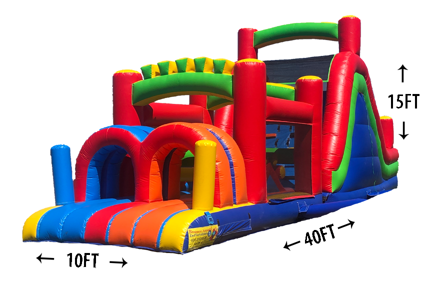 Rainbow Rush Obstacle Course