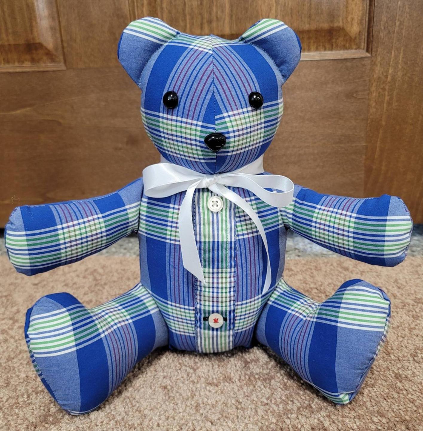 Memory Bear made from Loved Ones Shirts
