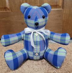 Memory Bear made from Loved Ones Shirts