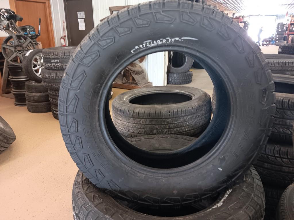 275/60R18 General Grabber A/T Sport Tires Set of 4