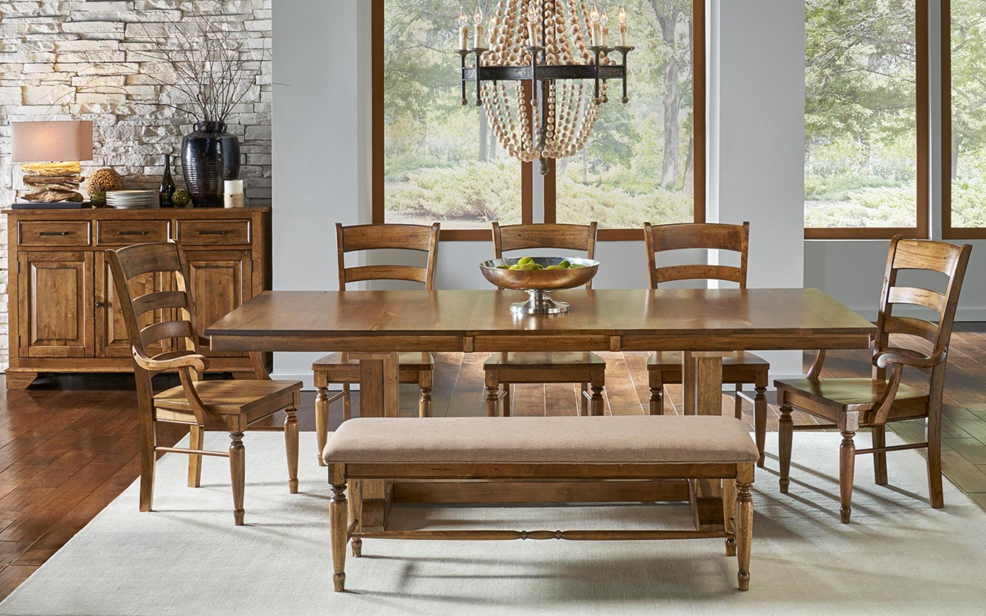 TRESTLE TABLE 1 - 20” SELF-STORING LEAF
