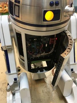 Life Size Star Wars Steel and Aluminum RC R2D2