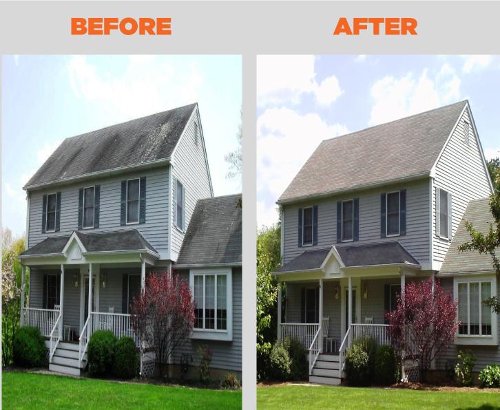 Roof Cleaning (Two Story)