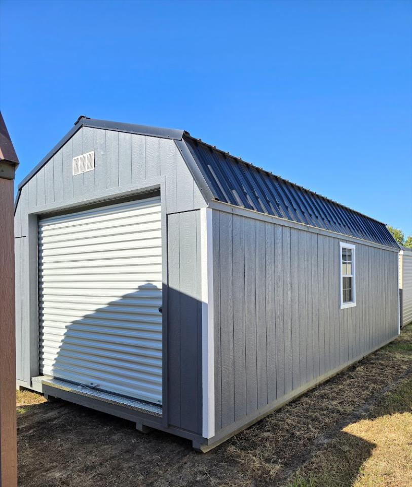 $1,032 OFF this 12x24 Lofted Barn Garage - ONLY $9,291 + tax OR $367 Down and $367/ Month Rent to Own! EVERYONE APPROVED!