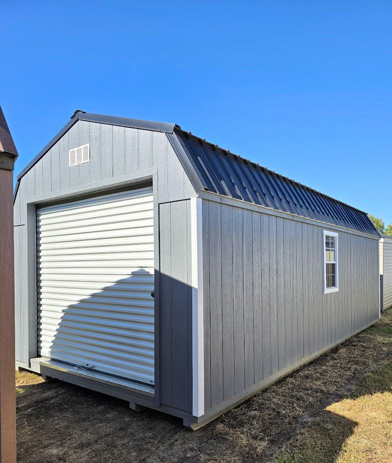 $1,032 OFF this 12x24 Lofted Barn Garage - ONLY $9,291 + tax OR $367 Down and $367/ Month Rent to Own! EVERYONE APPROVED!