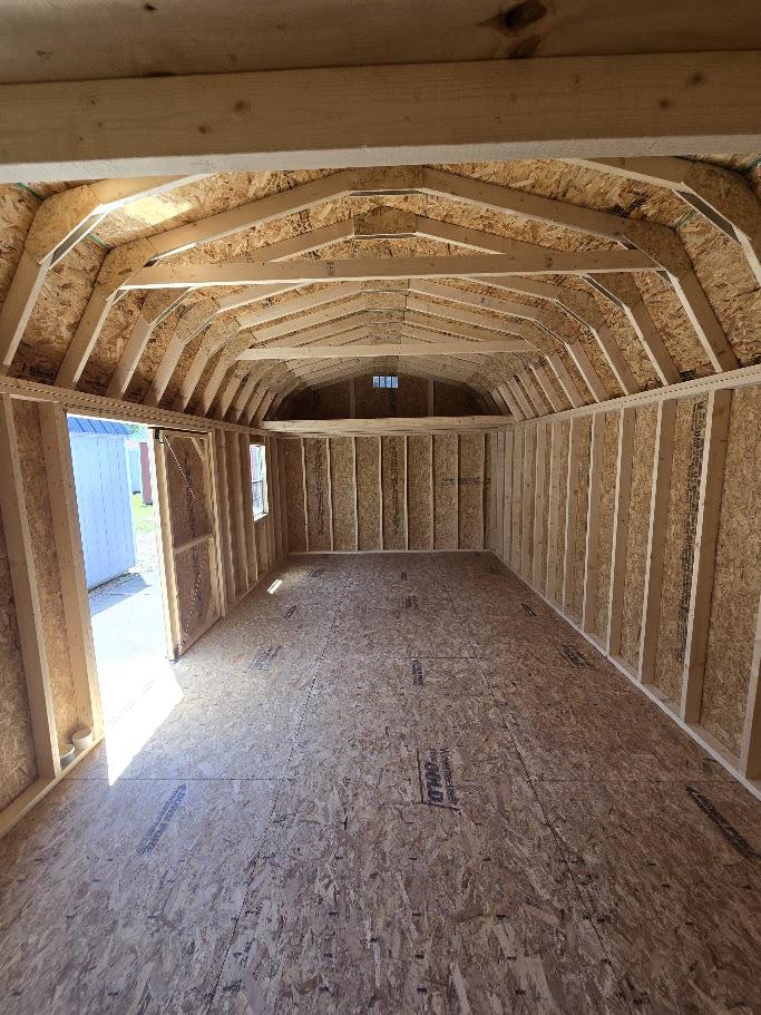 $864 OFF! 12X24 LOFTED BARN - ONLY $7,781 - $307 DOWN & $307/MONTH - NO CREDIT CHECK - EVERYONE APPROVED