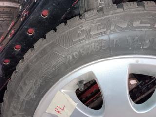 205/55R16 General Altimax Artic Tires with 5 Bolt Audi Rims Set of 4