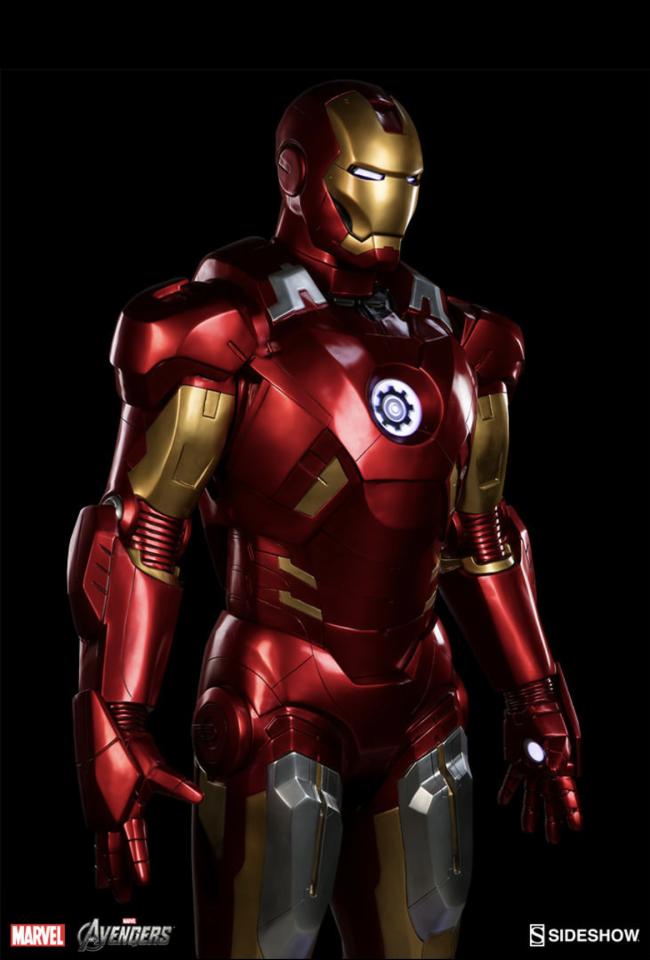 Sideshow Ironman Mark VII with LED Lights