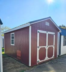 SAVE $535! On this 10x16 Tall Wall Shed with 6" Overhang - ONLY $4,810 + tax OR $190 Down & $190/mo Rent to Own! No Credit Check - Everyone is APPROVED!