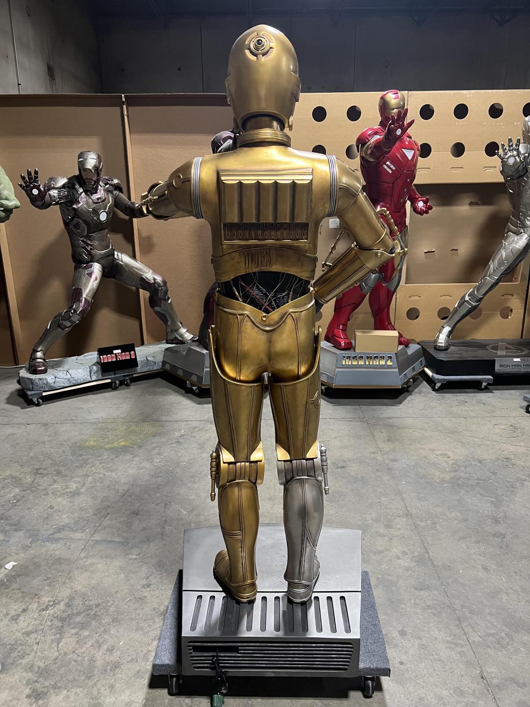 Life size Star Wars Sideshow C3P0 Version 2