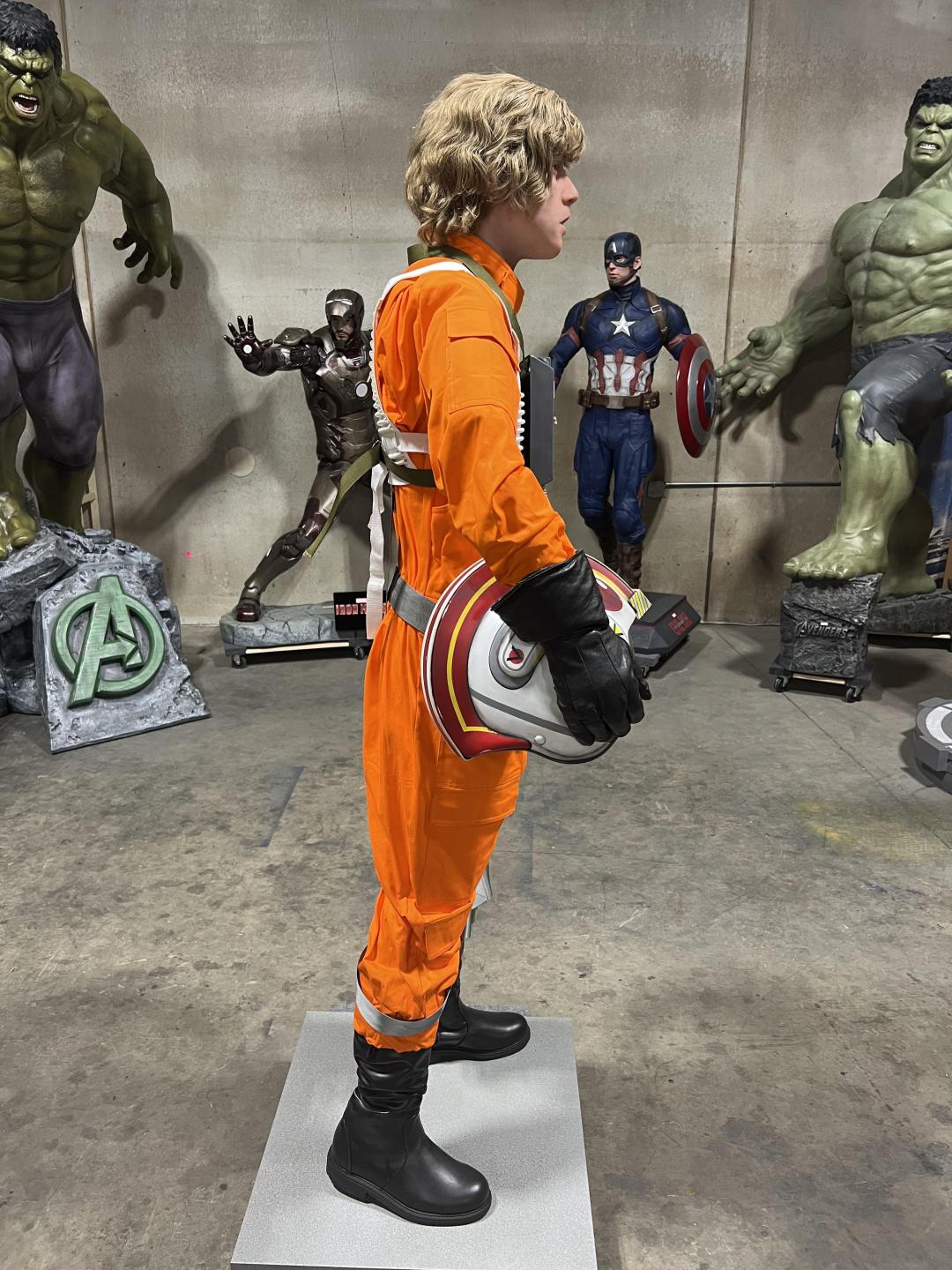 Life Size Star Wars Luke Skywalker X-Wing Fighter Pilot