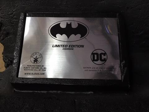 DC Comics Batman Comic Book Version with Light Up Eyes and Bat-A-Rang