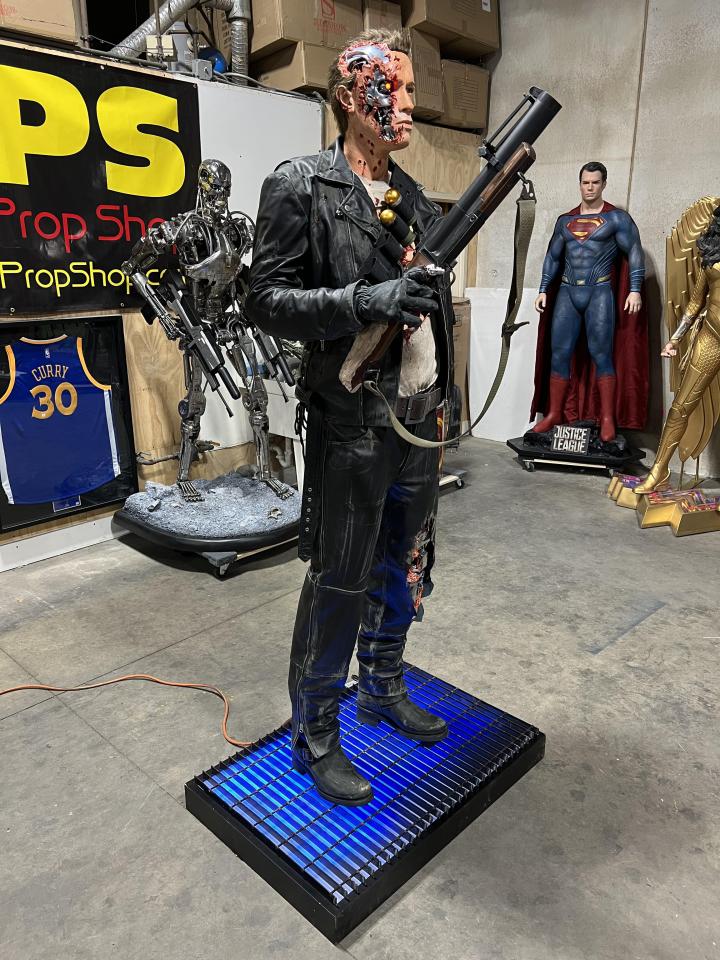 Battle Damaged T2 Terminator Arnold Schwarzenegger