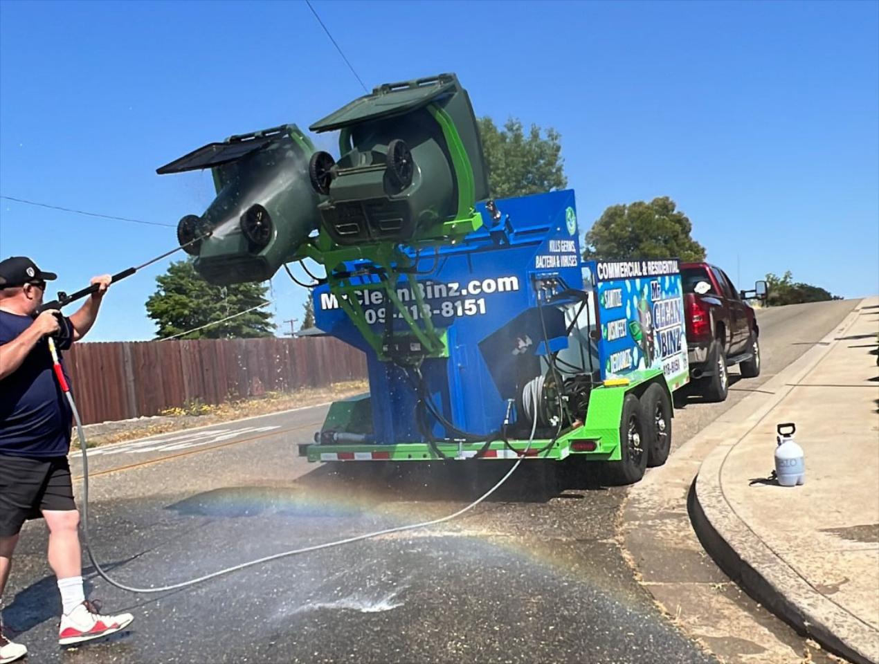 Residential Garbage Bin Cleaning