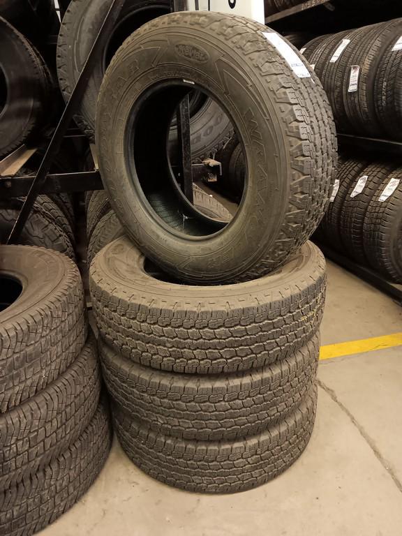 245/75R17 Goodyear Wrangler with Kevlar Tires Set of 4
