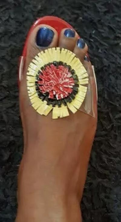 Multicolor Flower Sandals