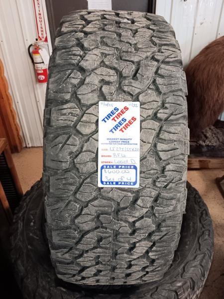 LT275/55R20 BFGoodrich All Terrain T/A K02 Tires Set of 4