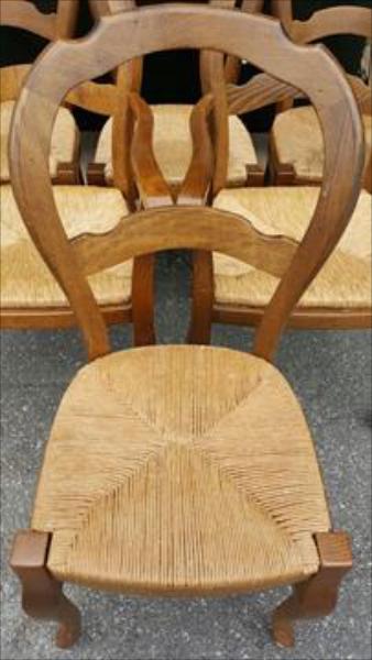 POTTERY BARN ITALY SET OF SIX DINING CHAIRS RUSH S