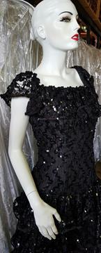 VINTAGE AFTER FIVE LITTLE BLACK DRESS