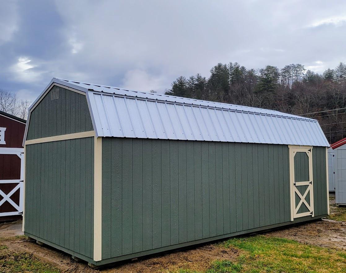 Marion - 12x24 LOFTED BARN - 10 YR MFG WARRANTY - WORKBENCH & SHELVING