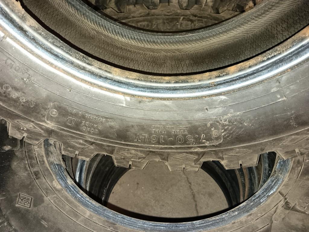 7.50-16LT Goodyear Custom Extra Grip M/T Tires Set of 4