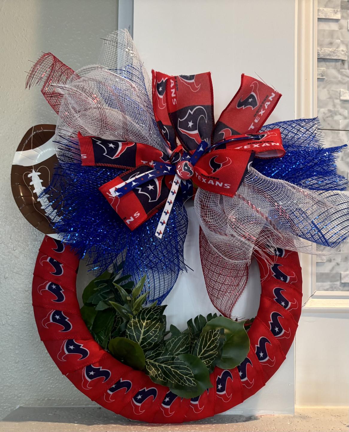 Houston Texans Handcrafted Door Wraths