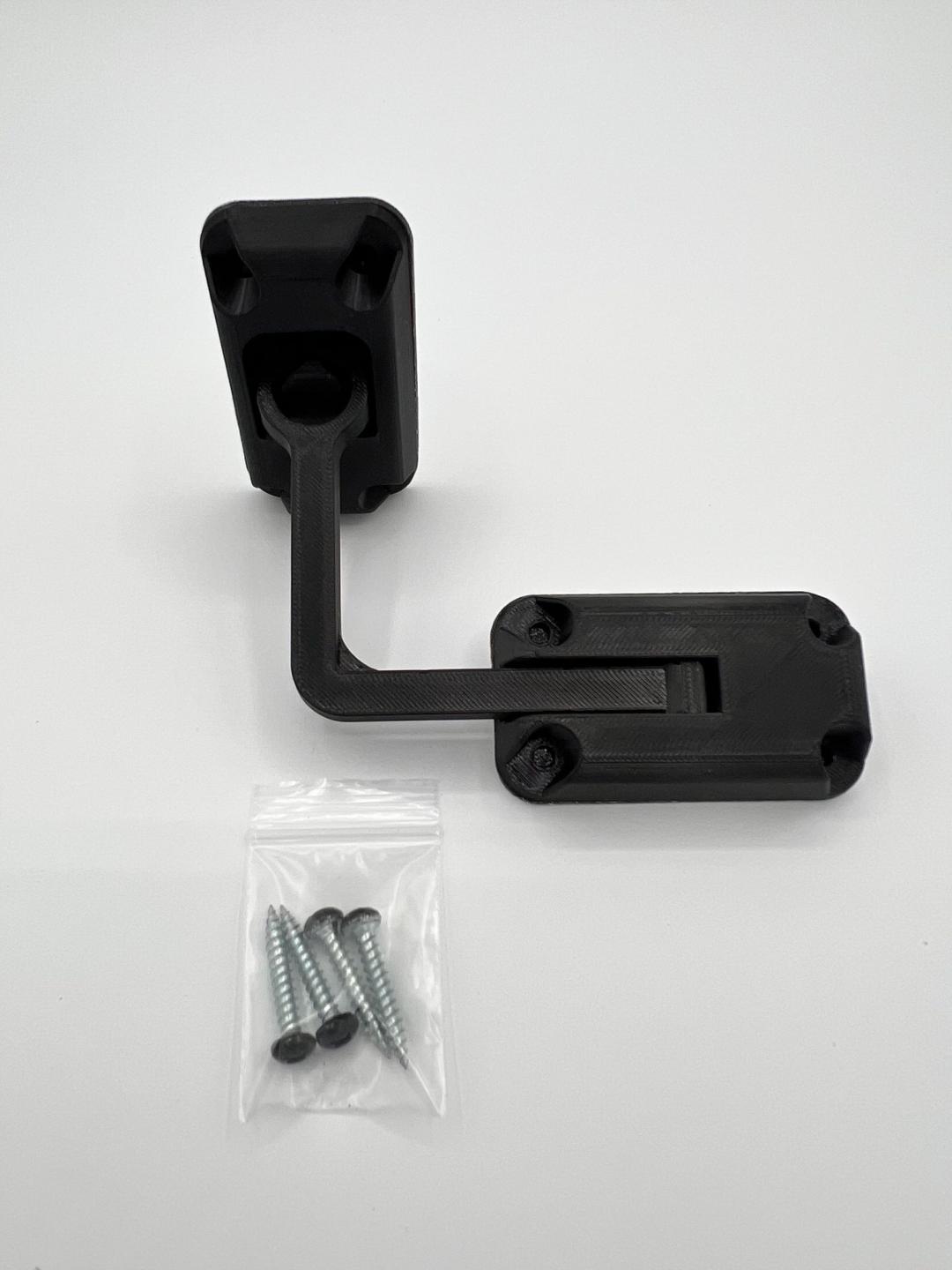 Ring Latch 90 Degree Black