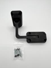 Ring Latch 90 Degree Black