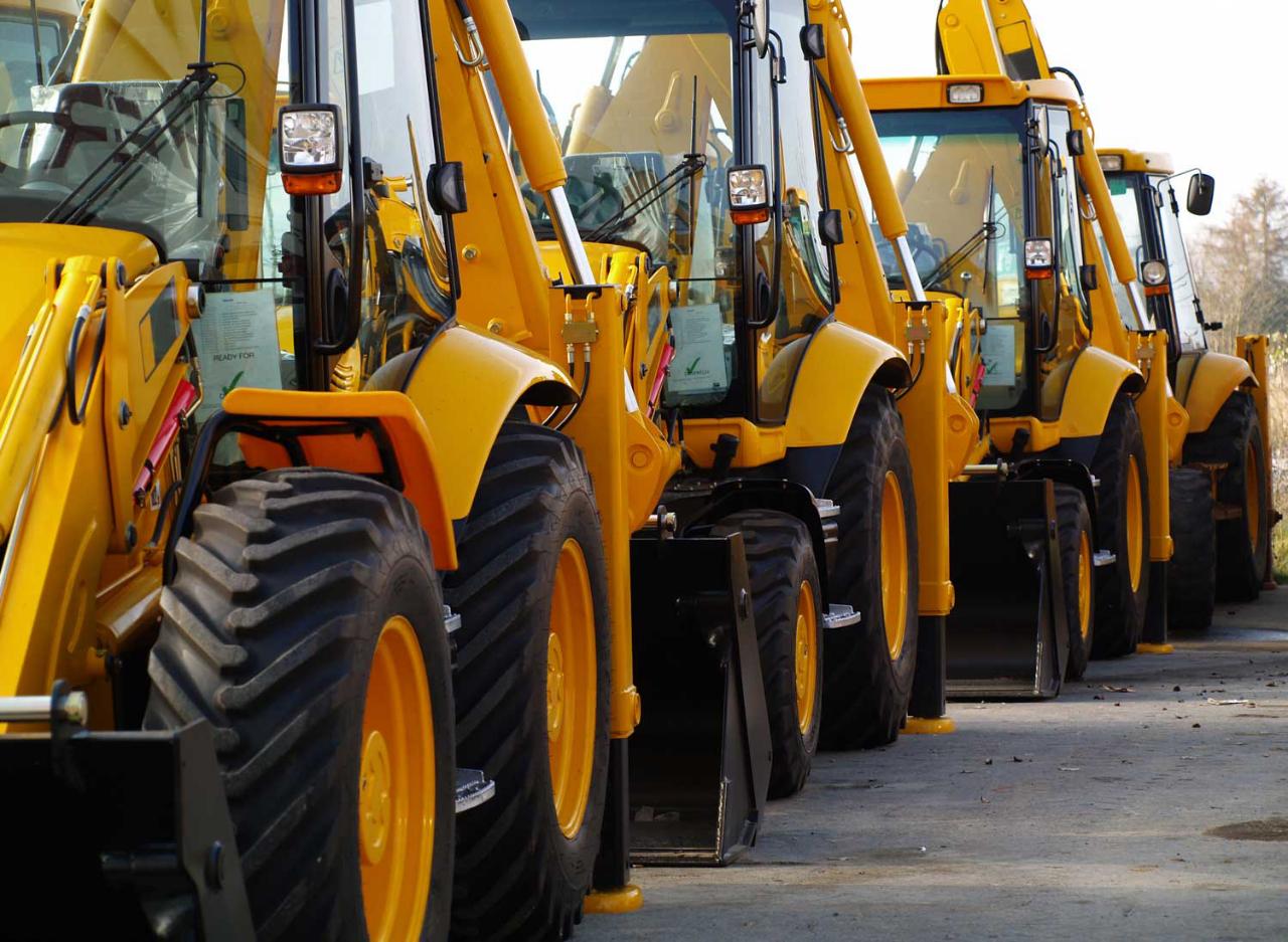 Heavy Equipment Washing