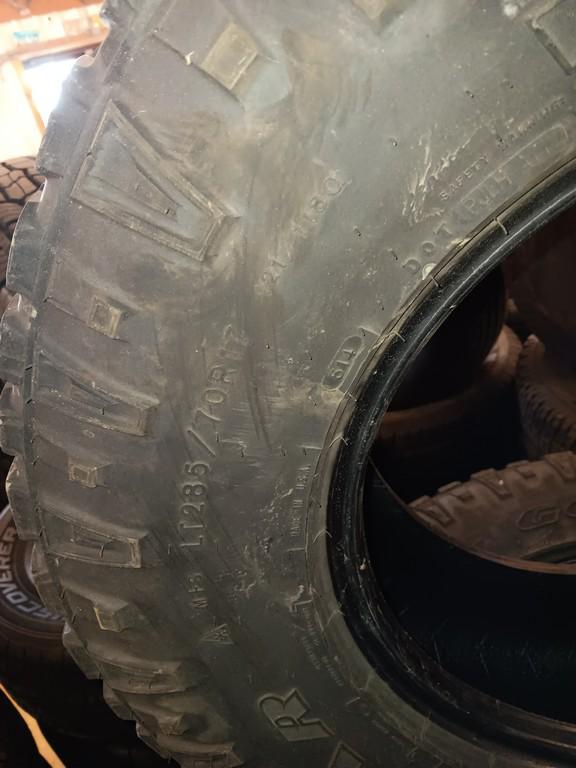 LT285/70R16 Goodyear Wrangler Duratrac Tires Set of 4