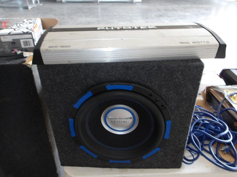 Audio Equipment up for auction Saturday September 5th before the car auction at 10am