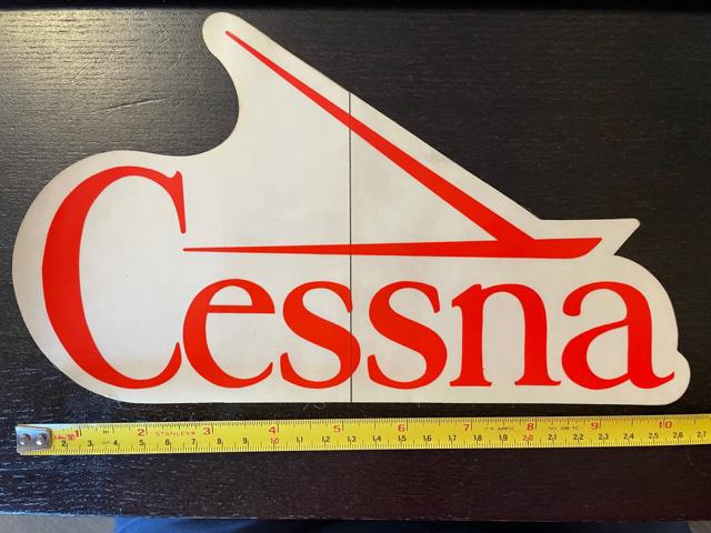 Large "Cessna" old style decal. NOS.