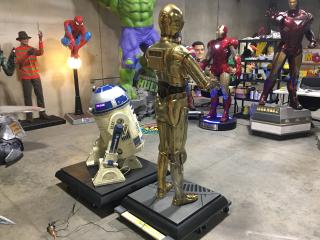 Life Size Side Show Version 1 Star Wars R2D2 and C3P0