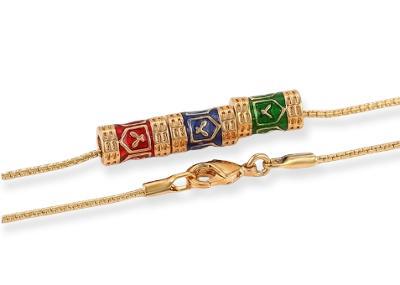 Elegant Multicolor Pendant Necklace