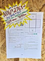 $307 OFF! - $109 DOWN & $109/MO - NO CREDIT CHECK - 6x8 BARN - $2,763 - FREE DELIVERY & BLOCKS (50 miles)