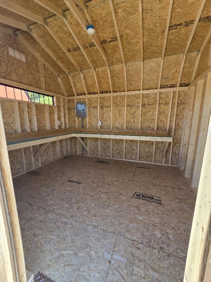 $1,043 off! -10x24 BARN W/DIVIDER WALL/100 AMP ELECT./WORKBENCH & MORE - $9,396 OR $371DOWN & $371/MO - EVERYONE APPROVED - FREE DELIVERY & BLOCKS up to 50 Miles