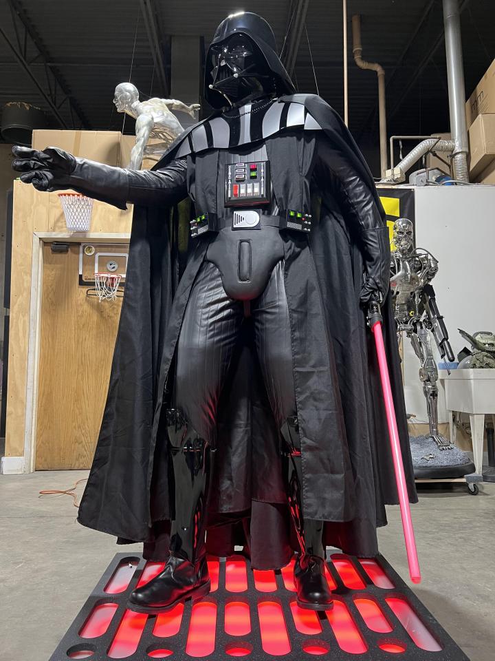 Life Size Star Wars Darth Vader with Lightsaber