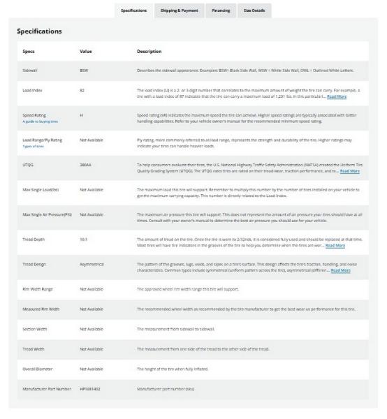 175/65R14 Fullway HP108 Tires Set of 4