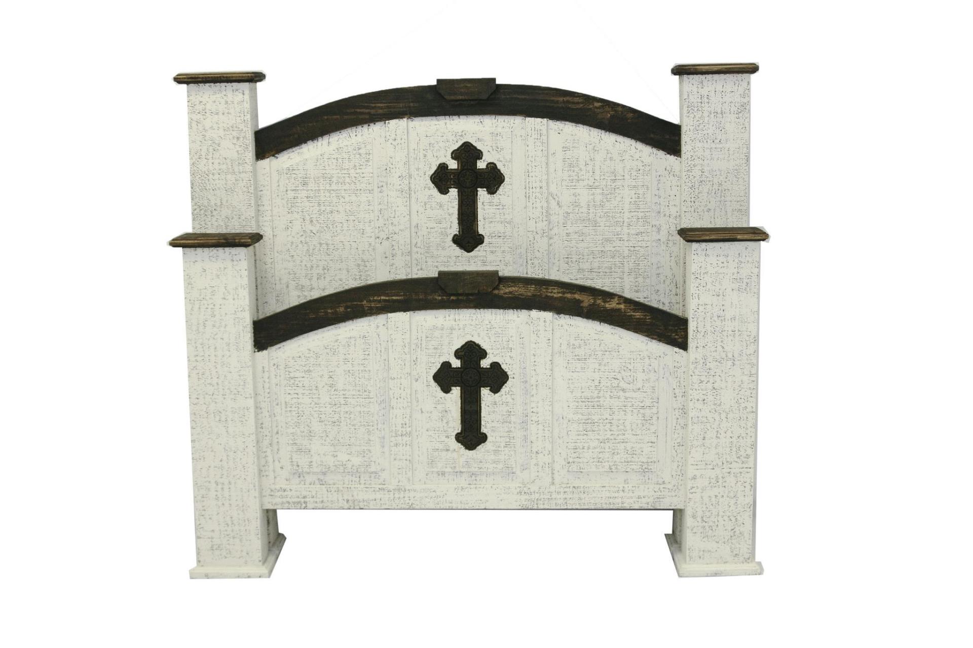 King White Cross Mansion Bed