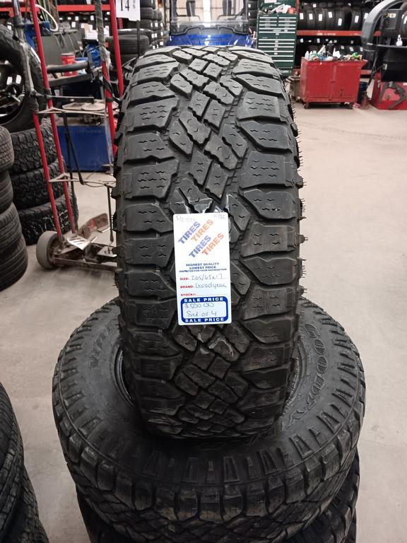 265/65R17 Goodyear Wrangler Duratrac Tires Set of 4